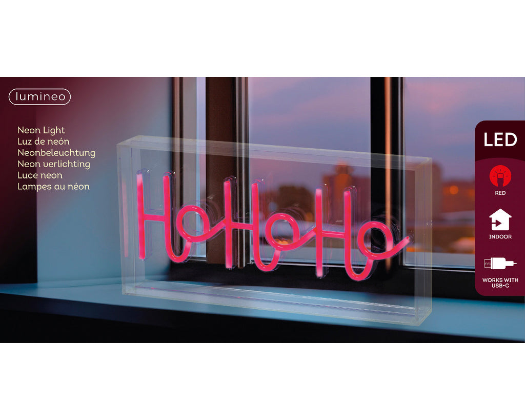 Luminaria HOHOHO neon LED