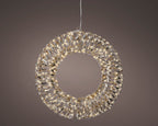 Iluminación de Navidad para exteriores Corona deco de 38cm