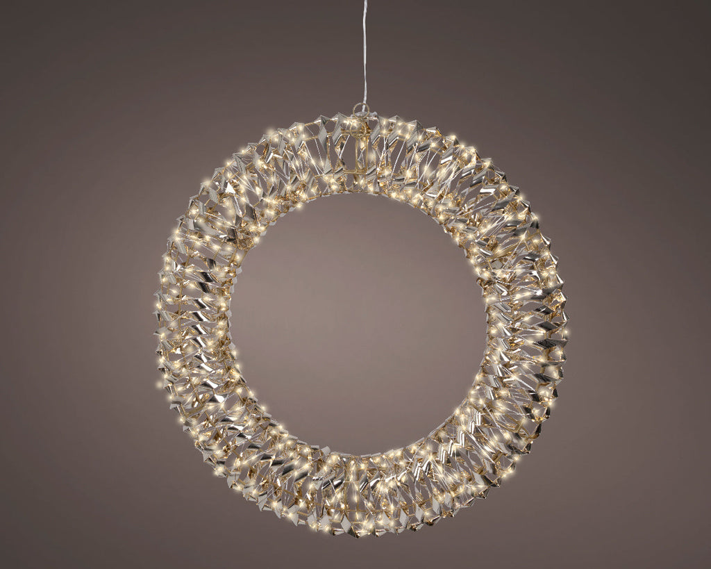 Iluminación de Navidad para exteriores Corona deco de 50cm