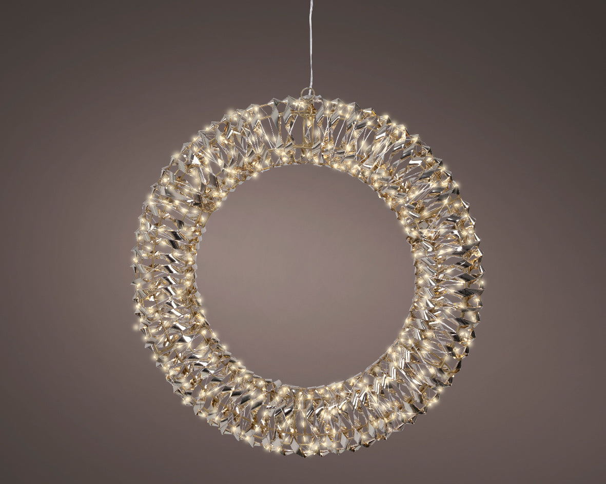 Iluminación de Navidad para exteriores Corona deco de 50cm