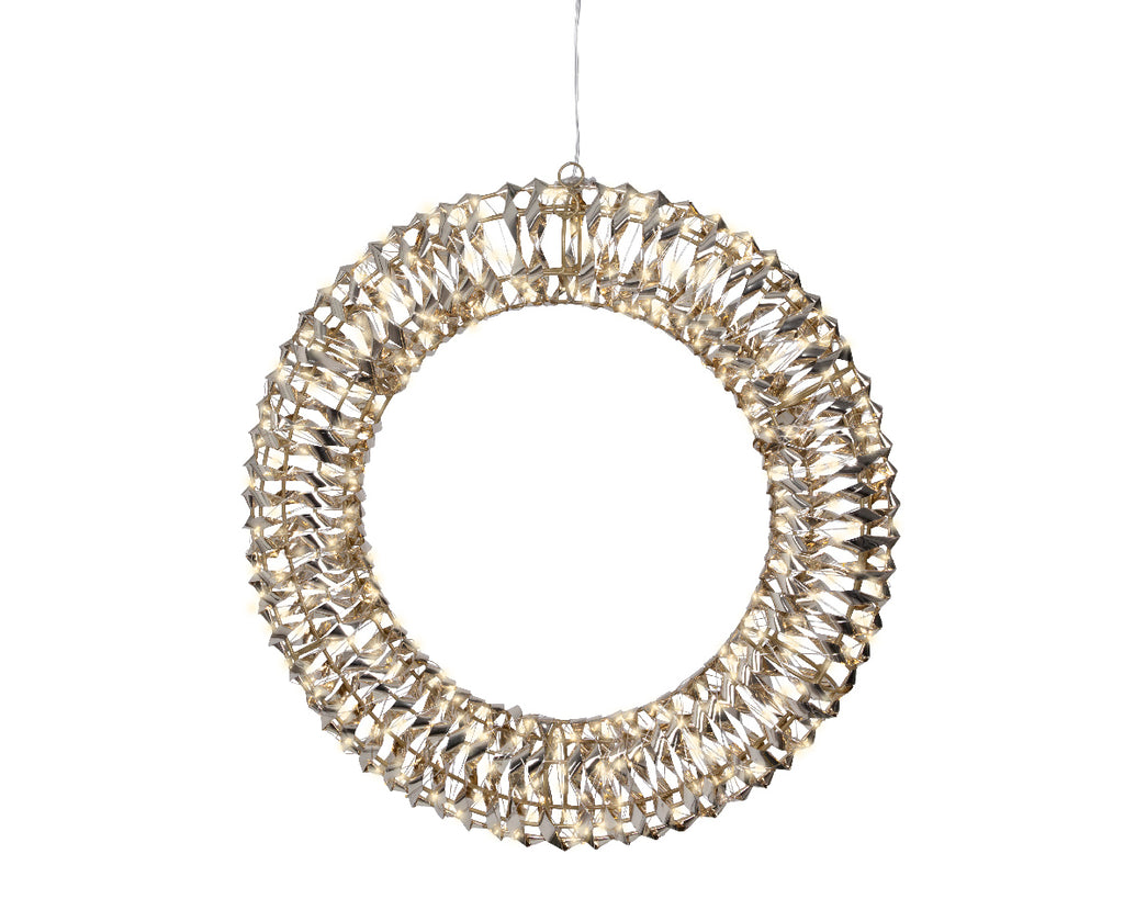 Iluminación de Navidad para exteriores Corona deco de 50cm