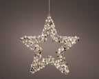 Iluminación de Navidad para exteriores Estrella deco de 38cm