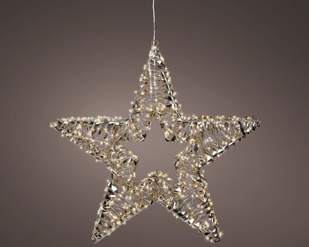 Iluminación de Navidad para exteriores Estrella deco de 60cm