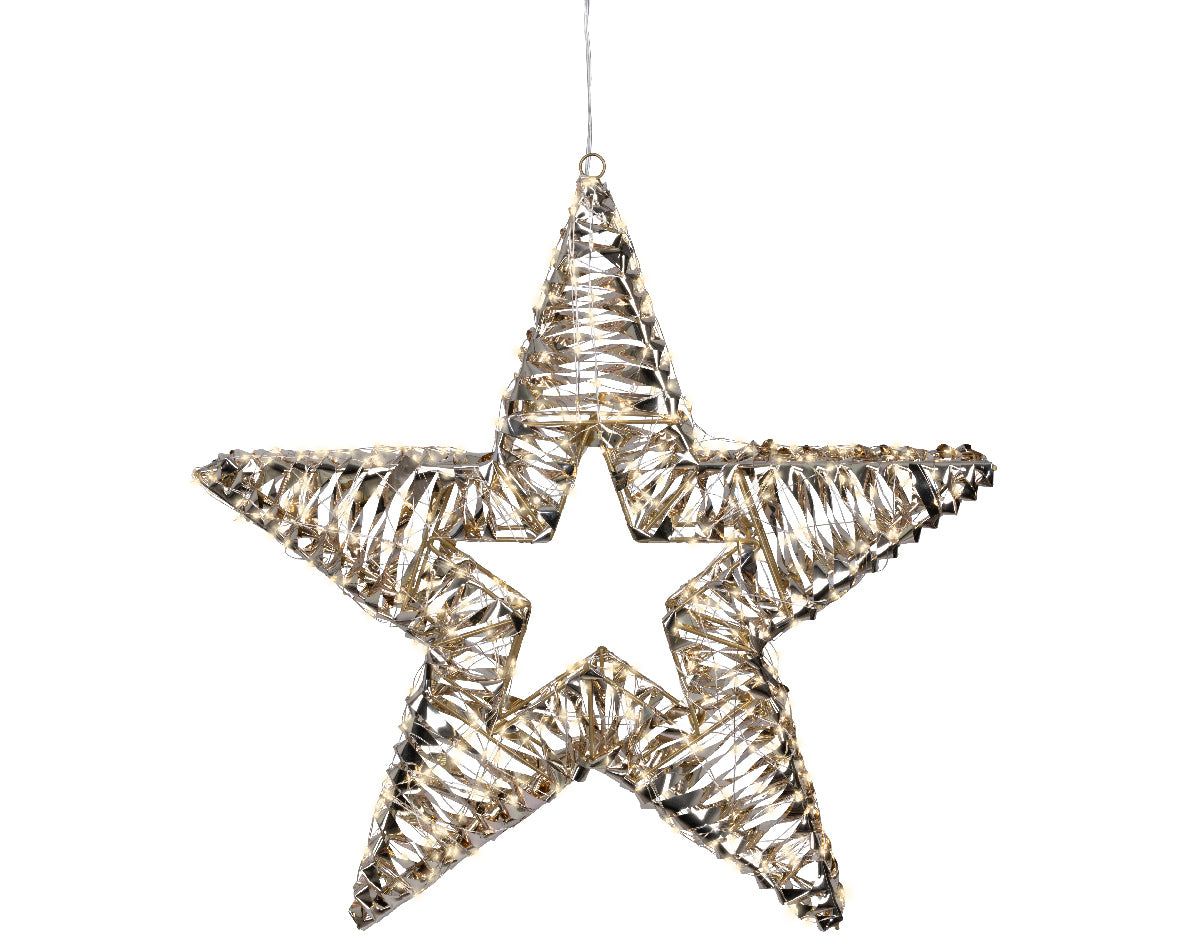 Iluminación de Navidad para exteriores Estrella deco de 60cm