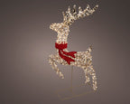 Iluminación de Navidad para exteriores Reno deco de 100cm
