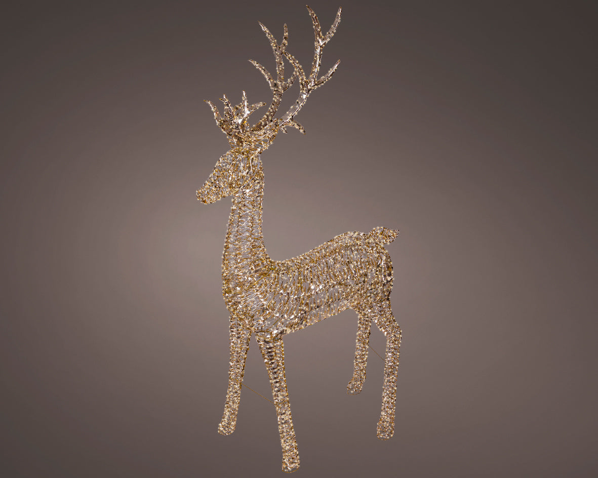 Iluminación de Navidad para exteriores Reno deco de 270cm