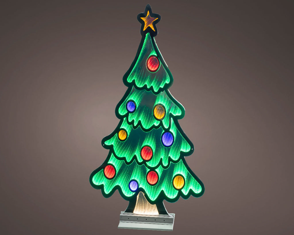 Luminaria de navidad efecto infinito Árbol 120cm Infinity LED