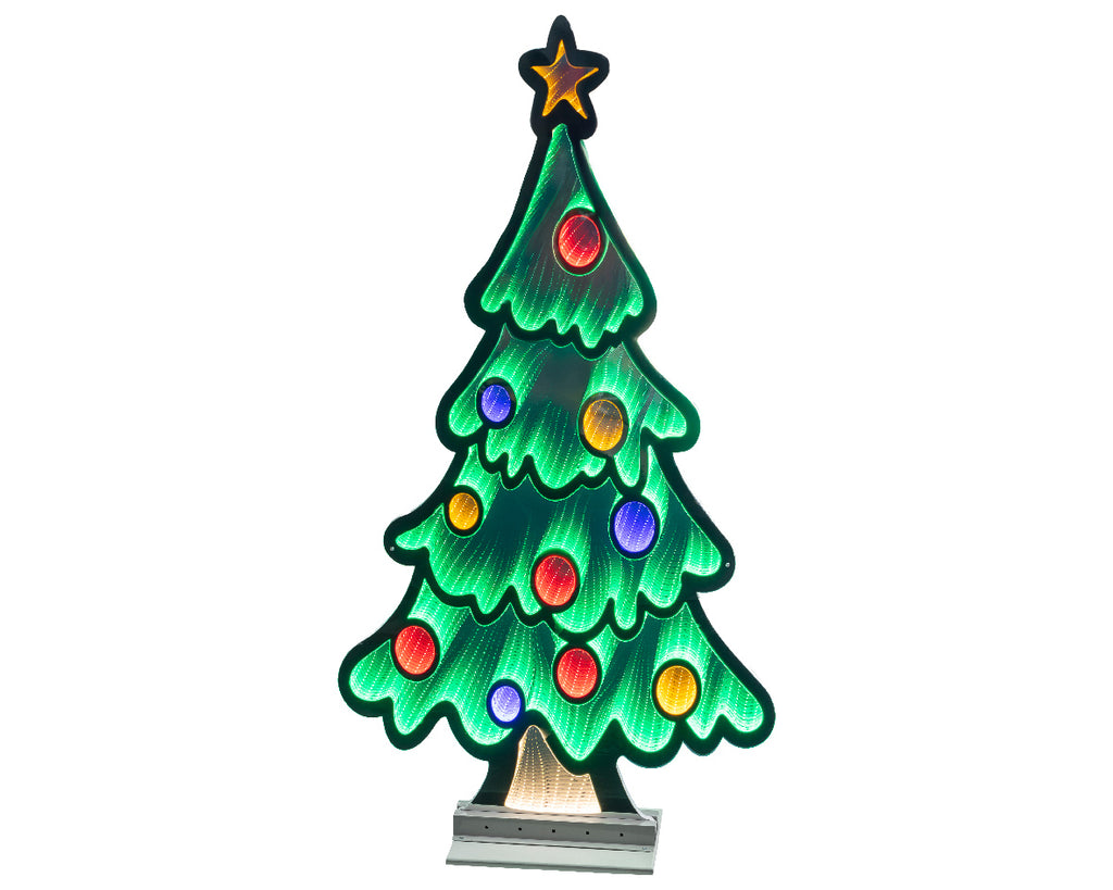 Luminaria de navidad efecto infinito Árbol 120cm Infinity LED