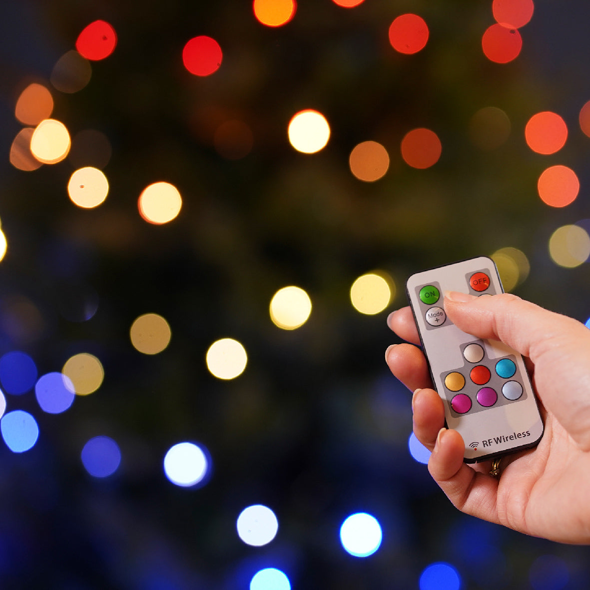 Árbol de luces para exterior Smart multicolor