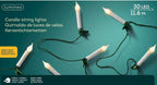 Velas de luces decorativas 1160cm-30L Amarillo Clásico