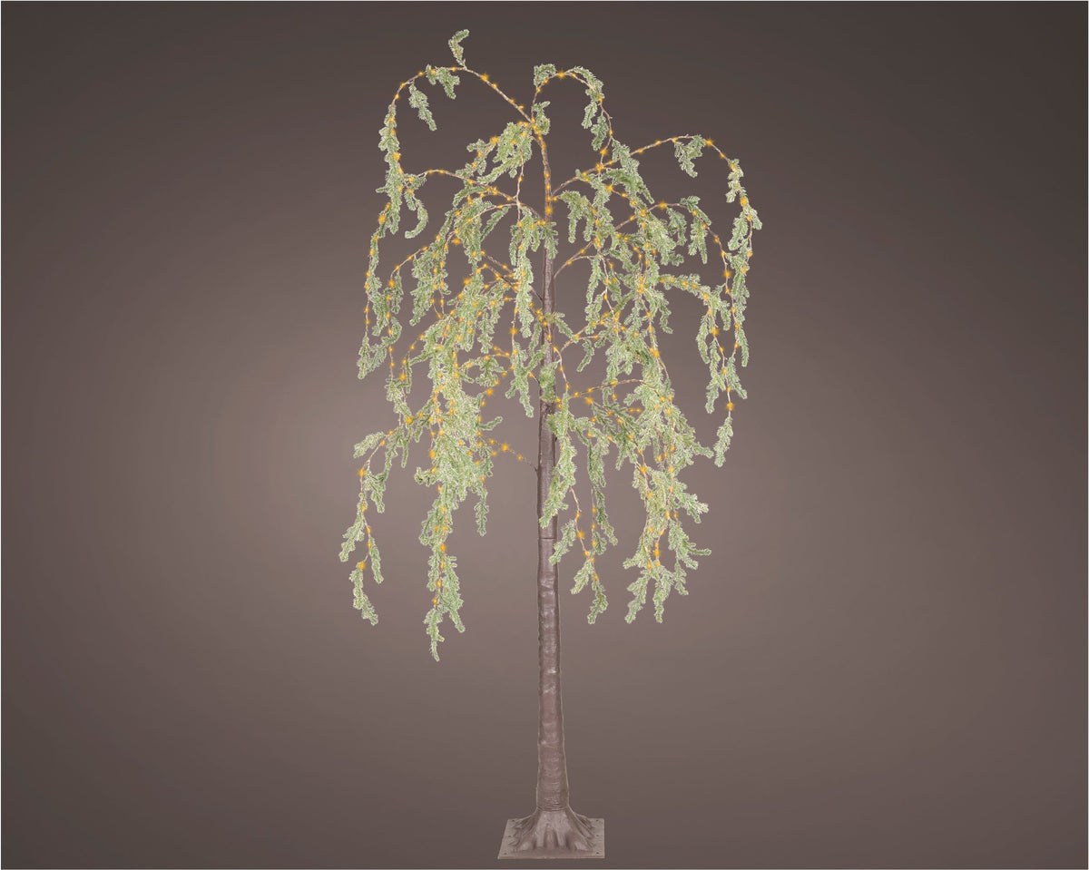 491016-Sauce LED Lumineo marrón de 180 cm-navidad-envio-canarias