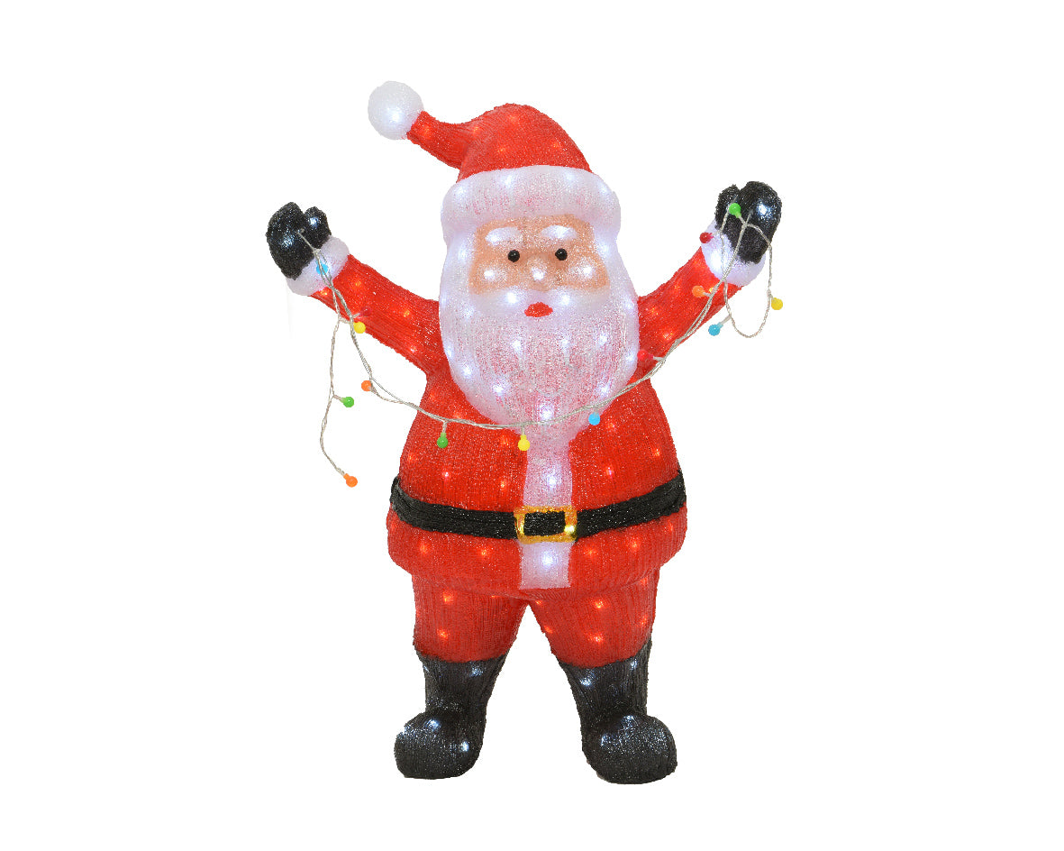 Santa Claus 3D para exterior de 88cm