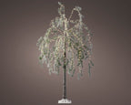 Árbol de Navidad invernal de luces para exterior e interior de 150cm
