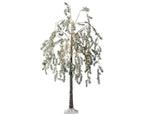 Árbol de Navidad invernal de luces para exterior e interior de 150cm