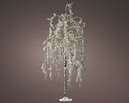 Árbol de Navidad invernal de luces para exterior e interior de 180cm