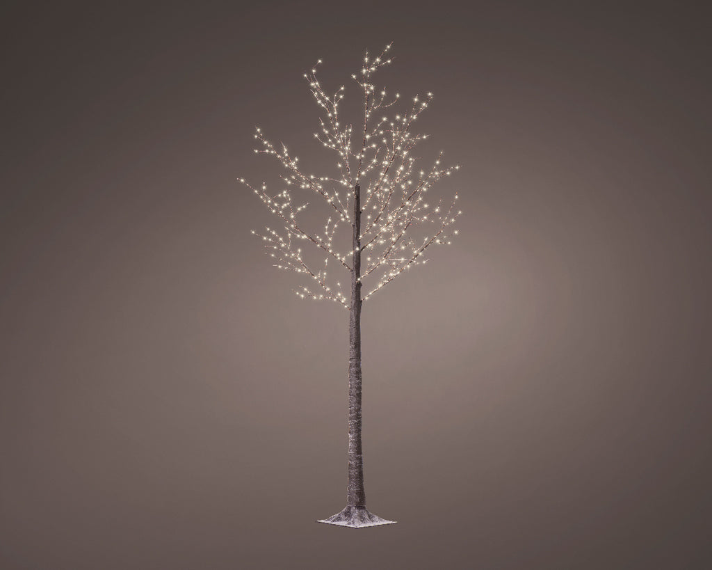 Árbol de Navidad de luces para exterior e interior de 220cm