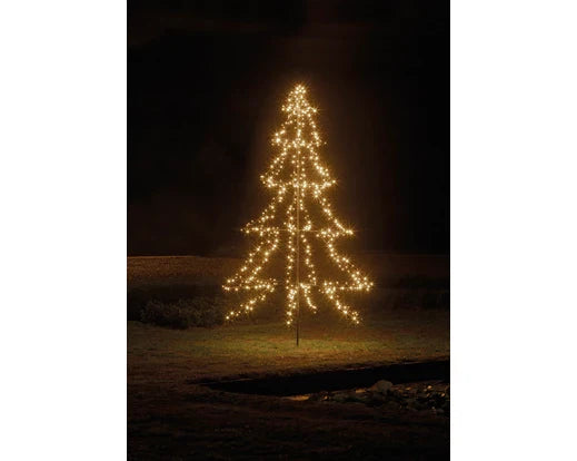 Árbol de luces led blanco cálido