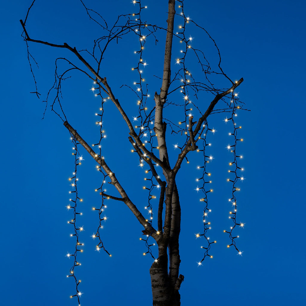 Cascadas para árboles exterior 576LED