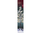 Árbol de navidad LED nevado de 150cm