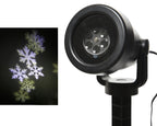 Proyector LED con efecto giratorio para exterior