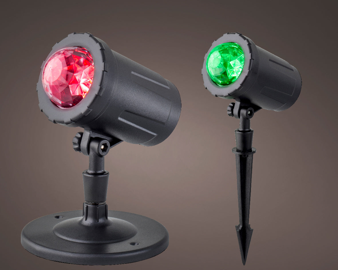 Proyector efecto agua multicolor interior y exterior