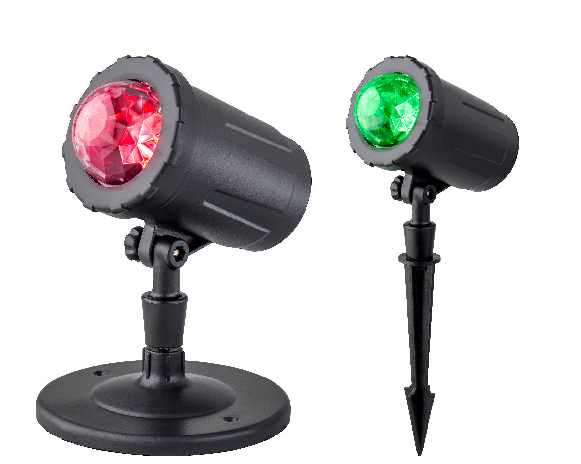 Proyector efecto agua multicolor interior y exterior
