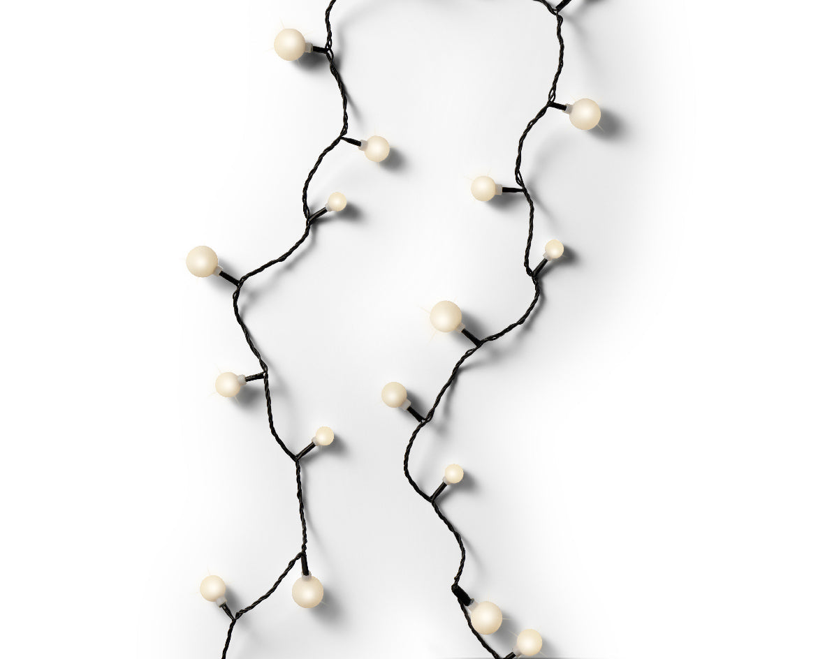 Luces decorativas de navidad 18m-240LED Bombilla Cherry - Blanco Cálido