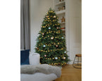 Luces decorativas de navidad 18m-240LED Bombilla Cherry - Blanco Cálido