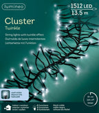 Guirnalda de luces Cluster 1350cm-1512L Blanco Frío