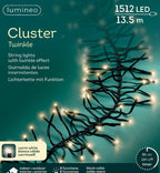 Guirnalda de luces Cluster 1350cm-1512L Blanco Cálido