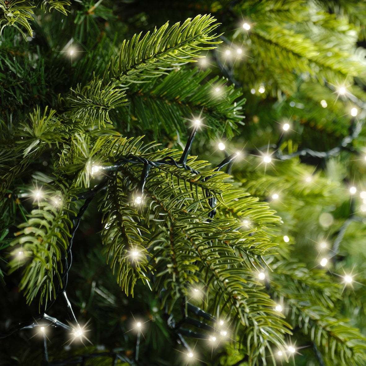 Luces de Navidad Compact 34m Blanco Cálido con multifunciónes interior y exterior