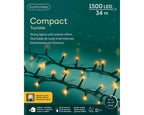 Luces de Navidad Compact 34m Amarillo Clasico con multifunciónes interior y exterior