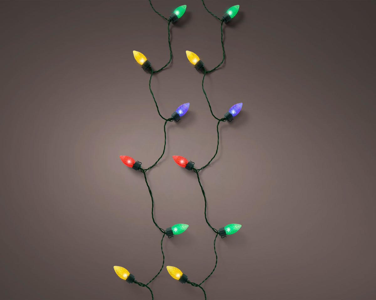 495654-Lumineo Vintage Luces Multicolor 1980 cm con efecto centelleante-navidad-envio-canarias