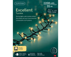 Luces de Navidad Excellent 35m Oro Suave con multifunciónes interior y exterior
