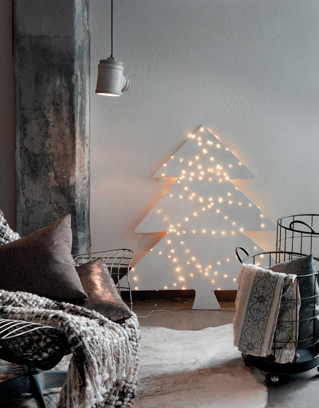 Luces de Navidad microled exterior 12metros Blanco Cálido con Multifunción y temporizador