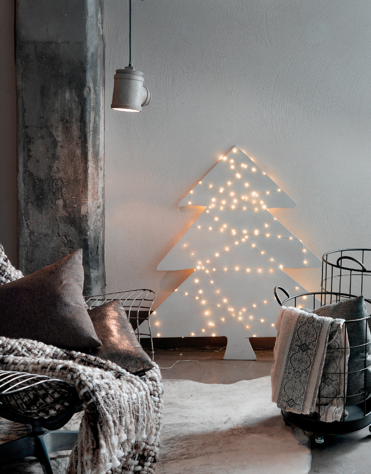 Luces de Navidad microled exterior 12metros Blanco Cálido con Multifunción y temporizador
