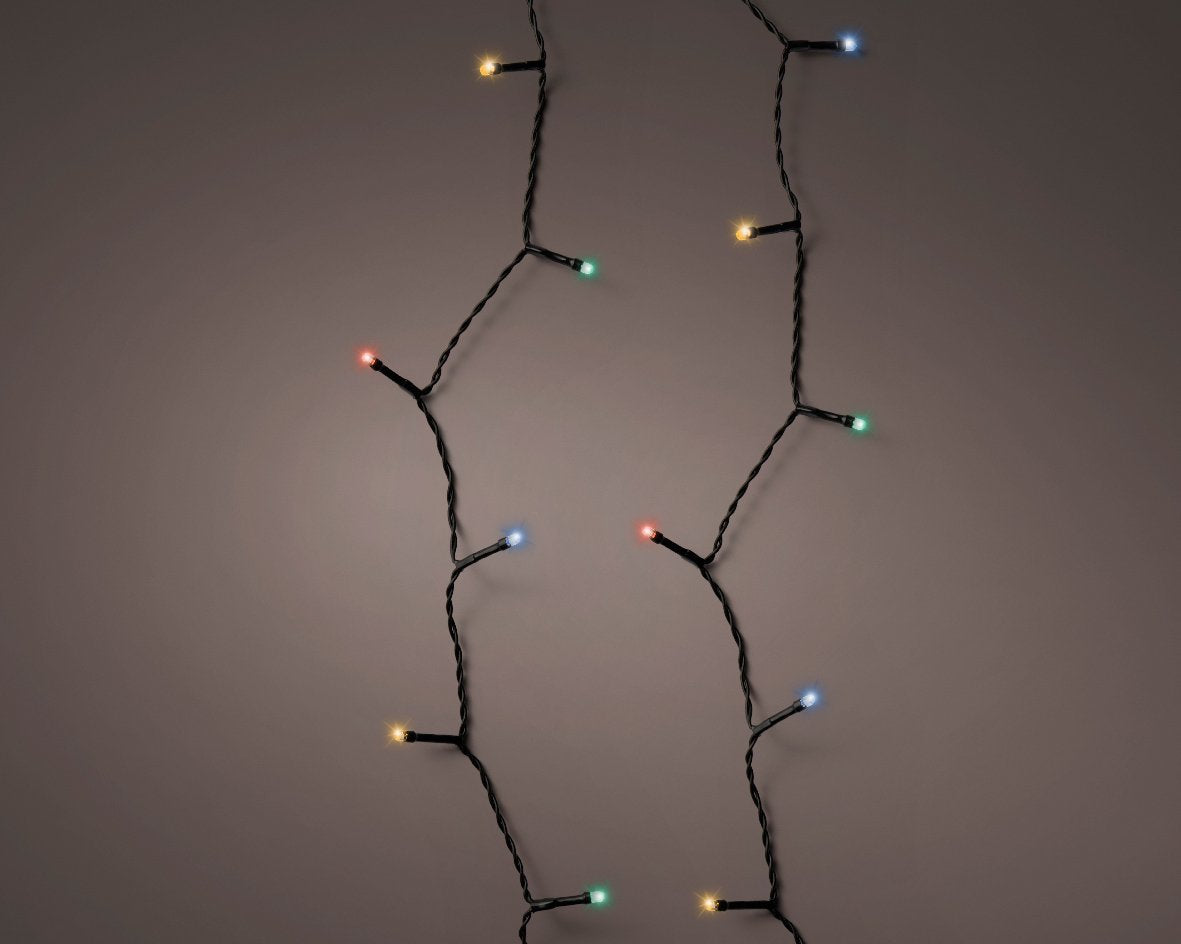 Girnalda de luces Compact a pilas para exterior 18m-240L Multicolor Bateria