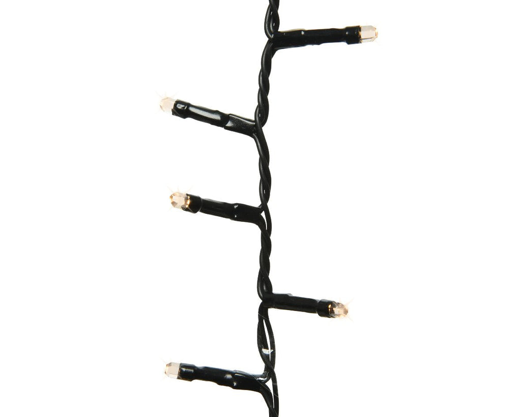 Guirnalda de luces Compact a Pilas para exterior 15m-600LED Blanco cálido
