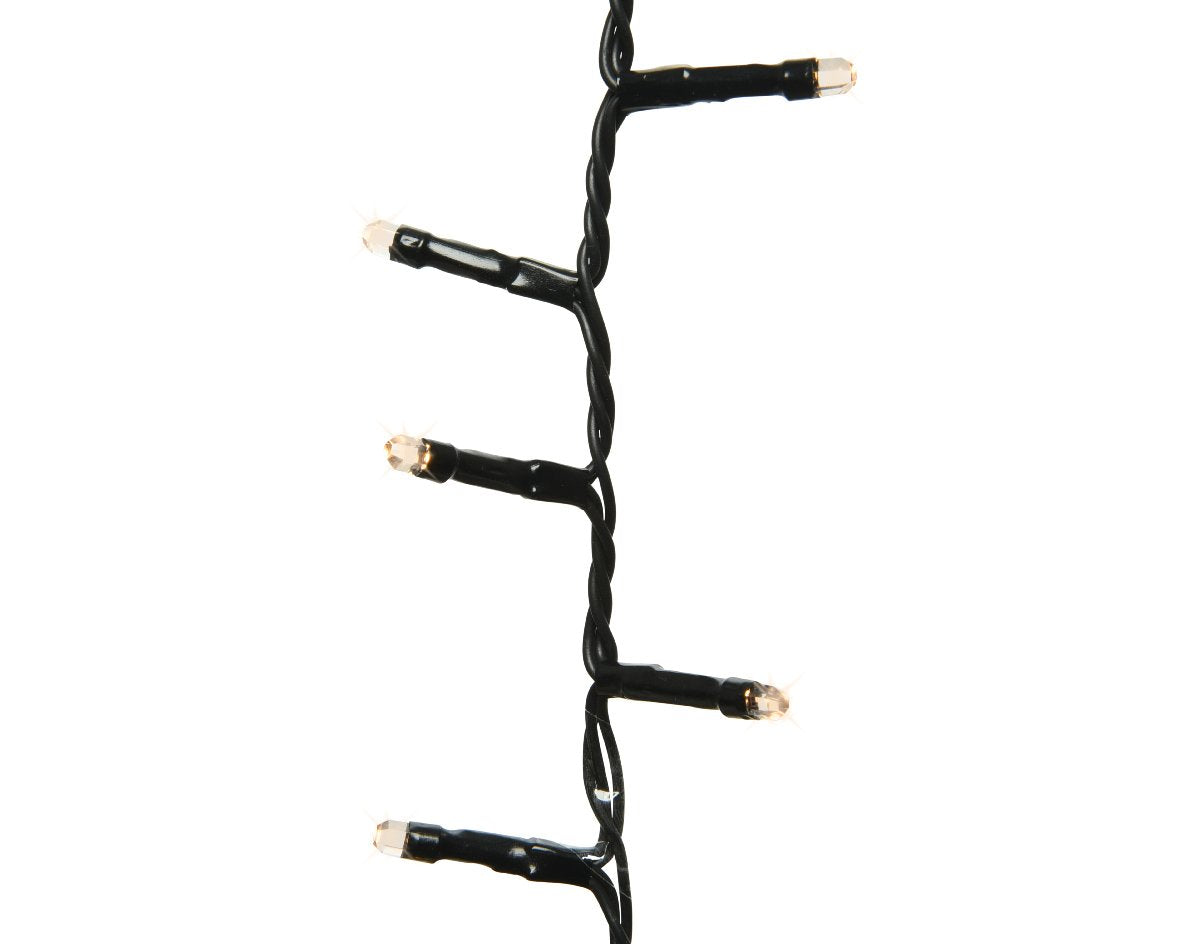 Guirnalda de luces Compact a Pilas para exterior 15m-600LED Blanco cálido