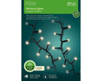 Guirnalda de luces Compact a Pilas para exterior 15m-600LED Blanco cálido