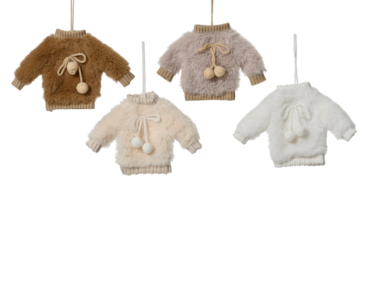 512460-Colgante de poliéster con forma de suéter 10 cm-navidad-envio-canarias