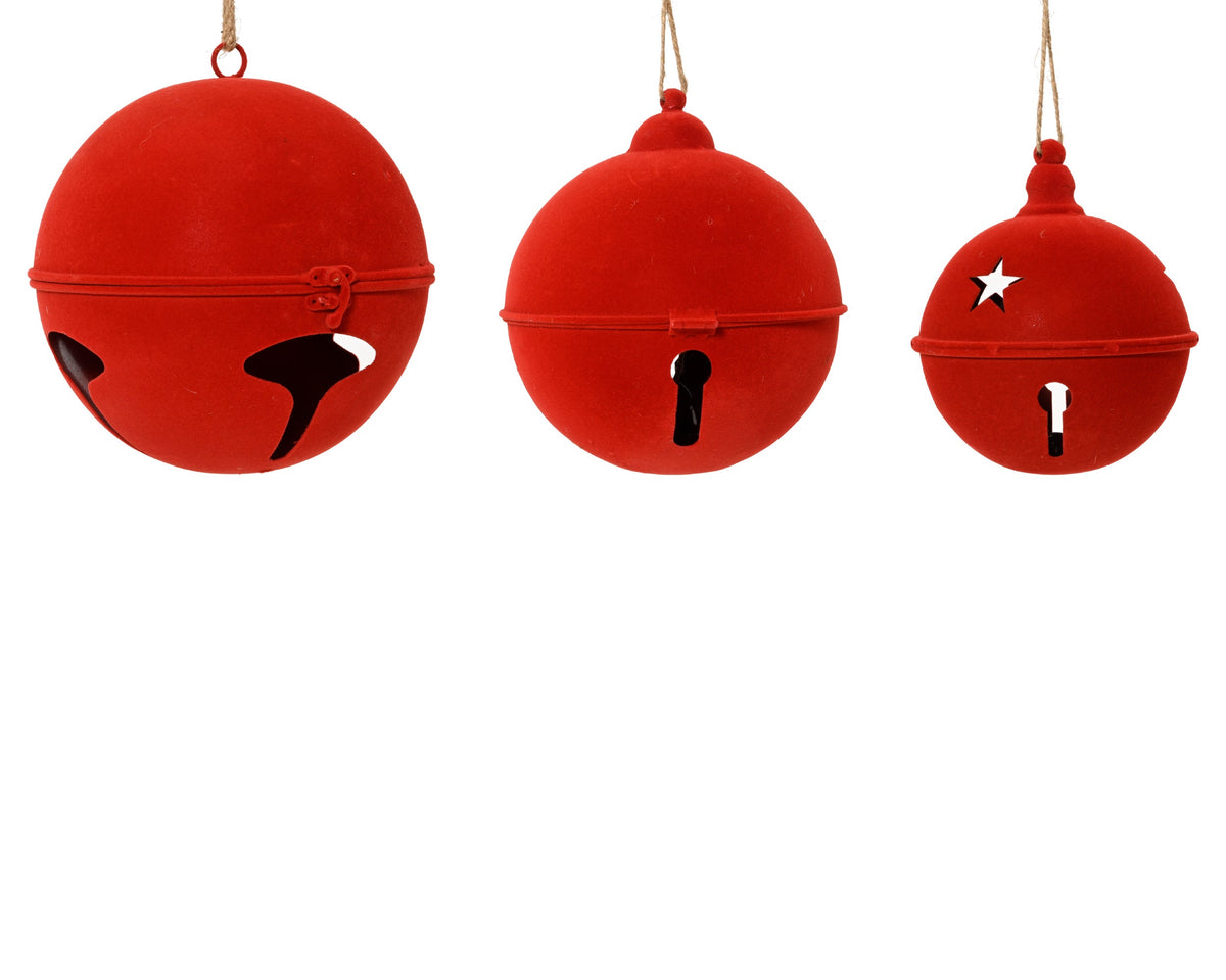 513044-Campana de hierro rojo-navidad-envio-canarias