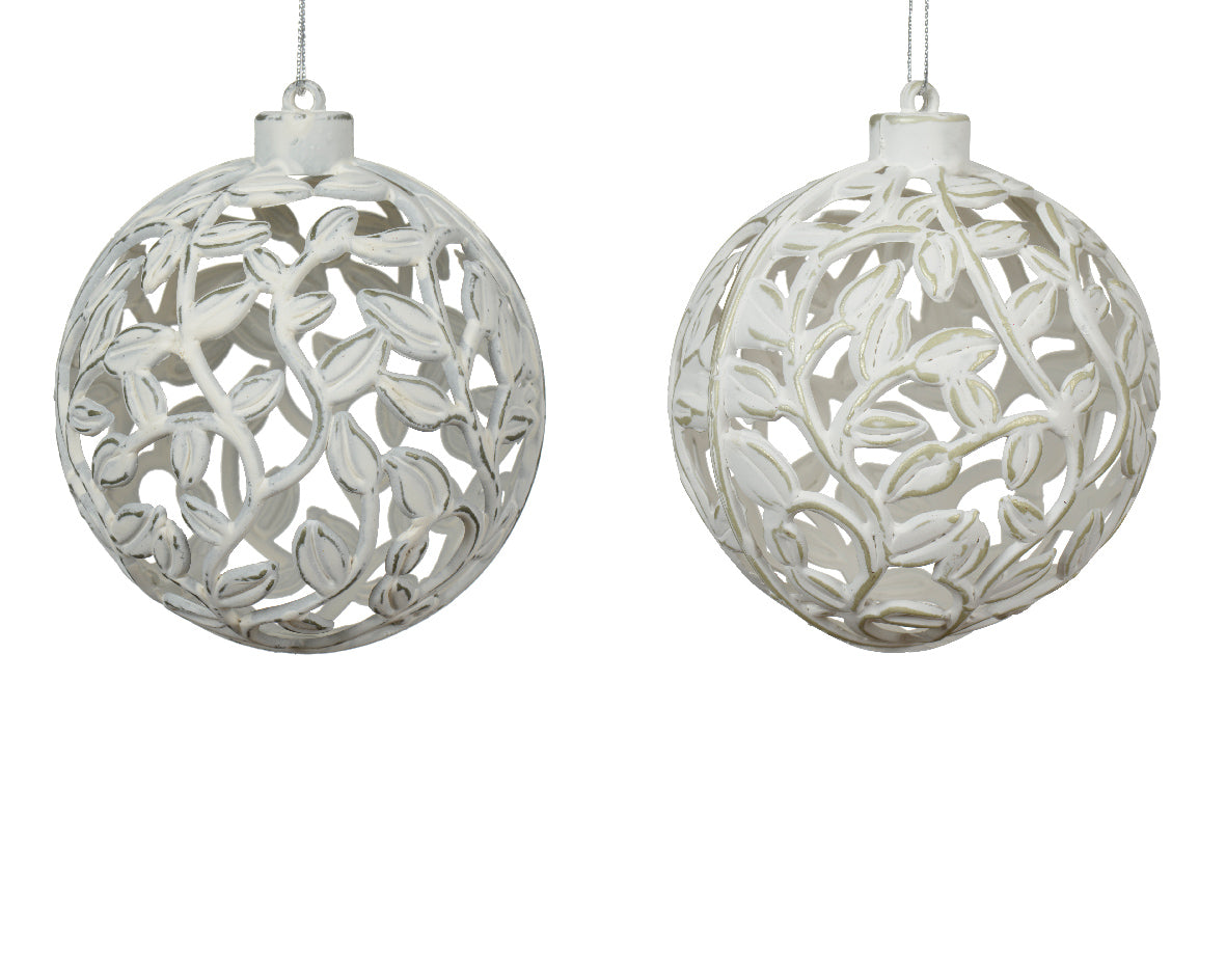 Bola de navidad gris y plateado irrompible adornos navideños 9 cm