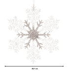 Ornamento de Navidad copo de nieve 21cm