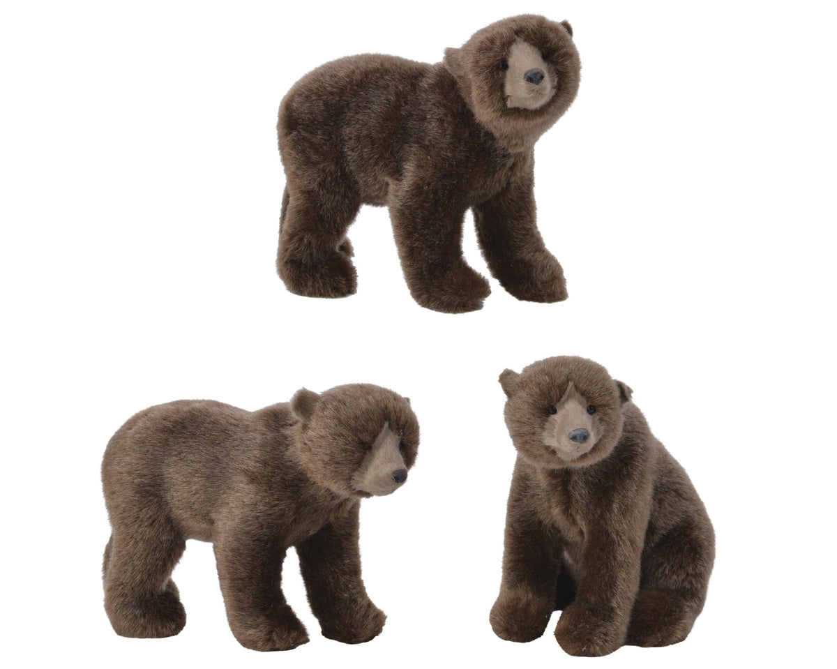 516191-Figura de oso  marrón 16 cm-navidad-envio-canarias