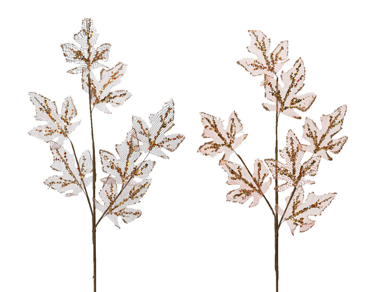 Adorno navideño dorado y plateado para decoración 68 cm