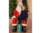 Santa Claus rojo polifibra de 89,2 cm