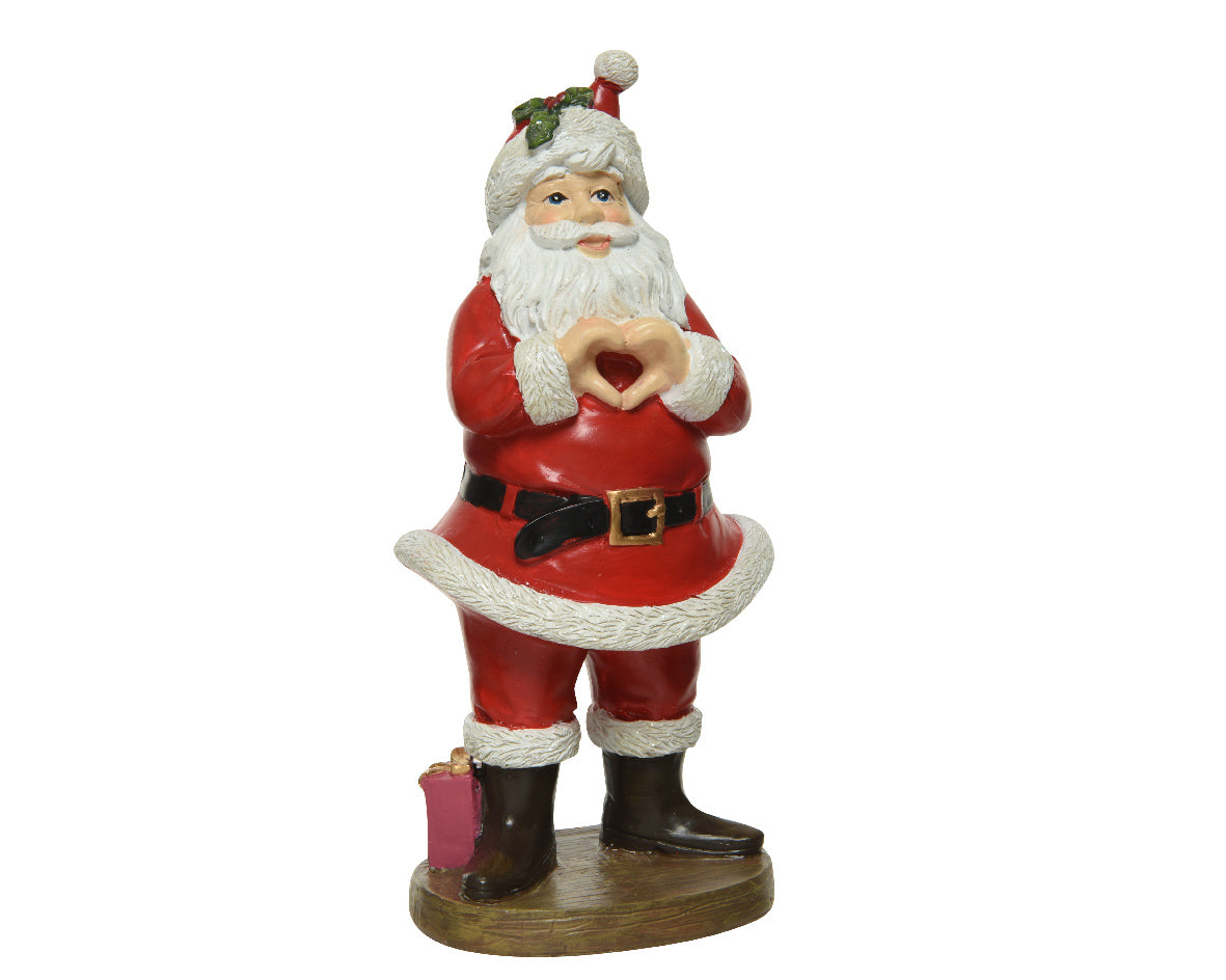 Santa Claus rojo de resina estilo candy de 21cm