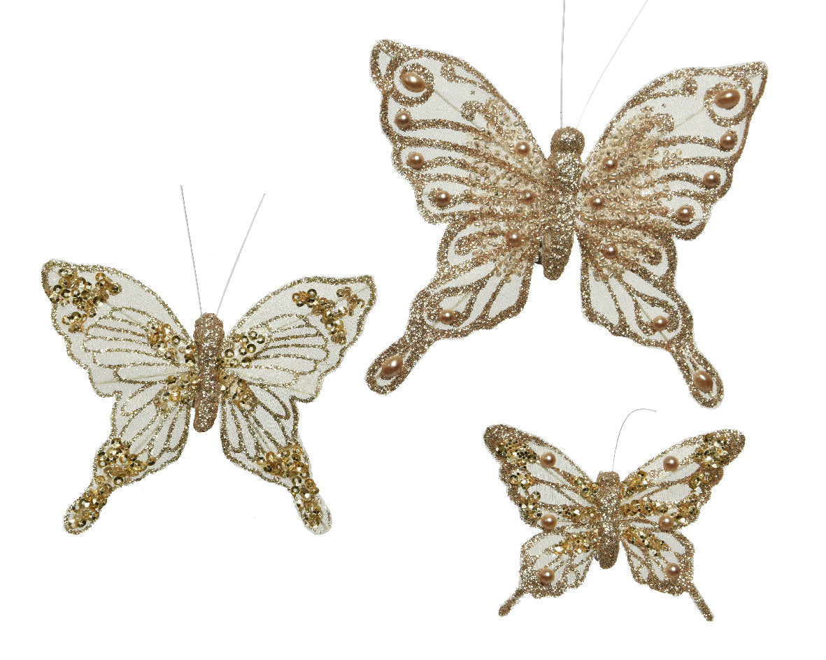 Mariposa de poliéster