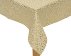 Mantel beige poliéster colección blanca de 180 cm